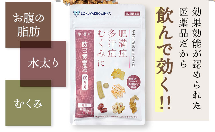 効果効能が認められた医薬品だから飲んで効く！