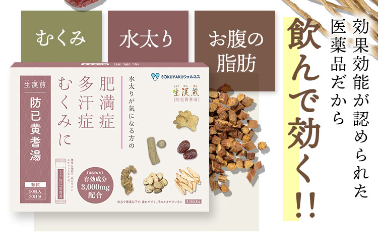 効果効能が認められた医薬品だから飲んで効く！